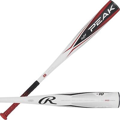 Rawlings | Peak Baseball Bat | USSSA | -10 Drop | 2 3/4" Barrel | 1 Pc. Alloy