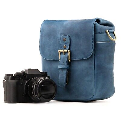 MegaGear Torres Mini MG1328 Genuine Leather Camera Messenger Bag for Mirrorle...