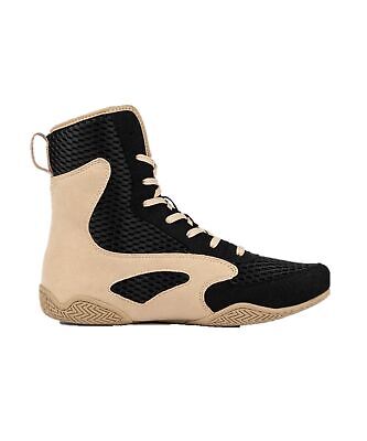 Venum Contender Boxing Shoes Black/Sand 4.5 Men/6 Women