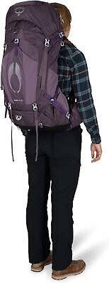 Osprey Aura AG 50L Women's Backpacking Backpack, Berry Sorbet Red, WXS/S