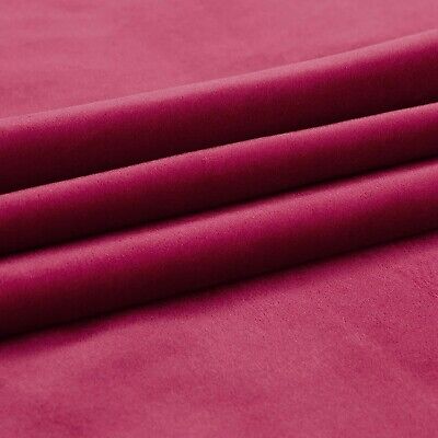 PRIMROSE Red Curtains 120 inch for Living Room Velvet Drapes Blackout Rod Poc...