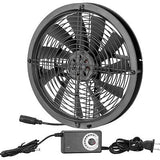 250mm 25cm 10" Large Air Flow Cooling Fan,250X30mm AC 115V to DC 12V with Spe...