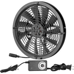 250mm 25cm 10" Large Air Flow Cooling Fan,250X30mm AC 115V to DC 12V with Spe...