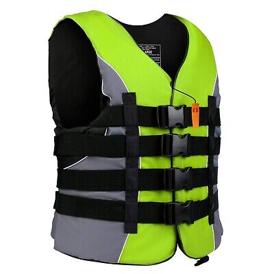 XGEAR Adult USCG Life Jacket Water Sports Life Vest Lime 3X-Large