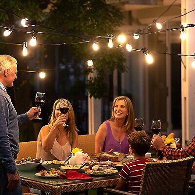 200FT LED Outdoor String Lights, Waterproof Patio Lights with 100+4 Edison Sh...