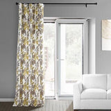 HPD Half Price Drapes Floral Curtains 96 Inches Long Luxury Printed Cotton Cu...