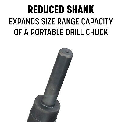 Drill America 33.00mm Reduced Shank High Speed Steel Drill Bit with 1/2" Shan...