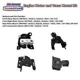 Engine Motor Mount set Compatible with 2014 2015 2016 2017 2018 2019 Toyota C...