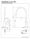 Kingston Brass KSAG8195DL Concord Water Filtration Faucet, Oil Rubbed Bronze