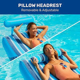 Aqua Ultra-Comfort Floating Pool Chair & Lake Raft with Pillow &#8211; Heavy Dut