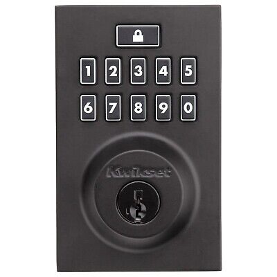 Kwikset 914 Contemporary Keypad SmartCode Electronic Deadbolt Smart Lock feat...