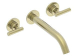 Wall Mount Tub Filler&#65292; Brass High Flow Tub Filler Brushed Gold Roman Tub