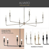 KICHLER Alvaro 1-Light Wall Sconce in e, for Hallway, Dining Room, Living Roo...