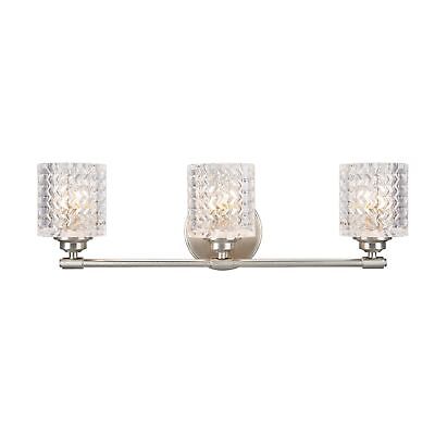 Aspen Creative 62058A, Three-Light Metal Bathroom Vanity Wall Light Fixture, ...