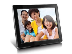 Aluratek (ADMPF512F) 12" Hi-Res Digital Photo Frame with 4GB Built-In Memory ...