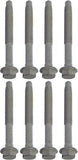 APDTY 159424x8 Cab Body To Frame Rail Cushion Mount Bolt (Pack Of 8)