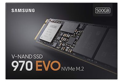 SAMSUNG (MZ-V7E500BW) 970 EVO SSD 500GB - M.2 NVMe Interface Internal Solid S...