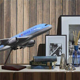 24-Hours 18&#8221; 1:160 Airplane Model Korea Airbus 380 Model Plane with LED Li