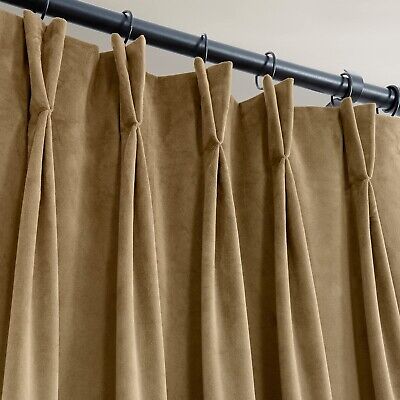 HPD Half Price Drapes Velvet Blackout Curtains/Drapes - 120 Inches Long 1 Pan...