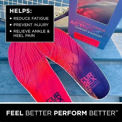 CURREX ActivePro Insoles for Basketball, Volleyball, Dance, Running & Other S...