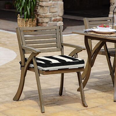 Arden Selections ProFoam Performance Outdoor Seat Cushion 20 x 20, Onyx Black...