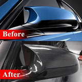 AeroBon Real Carbon Fiber Side Mirror Covers Compatible with 2014-2020 BMW F8...