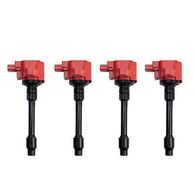 TRQ Performance 4pc Ignition Coil Set for Honda Accord Civic 2.0L Fit 1.5L New