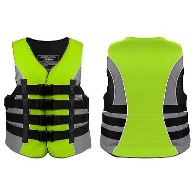 XGEAR Adult USCG Life Jacket Water Sports Life Vest Lime 3X-Large