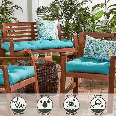 Greendale Home Fashions Square Outdoor Dining Seat Cushion, Set of 2, Arctic ...