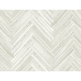 York Wallcoverings PSW1287RL Beige Hermosa Herringbone Peel and Stick Wallpaper