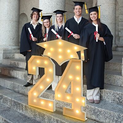 Graduation Decorations 2024 Party Numbers: 4.5FT Graduation Decorations Class...