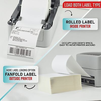 2054K-LAN (Upgrade of 2054A-LAN) Ethernet Network Shipping Label Printer for ...