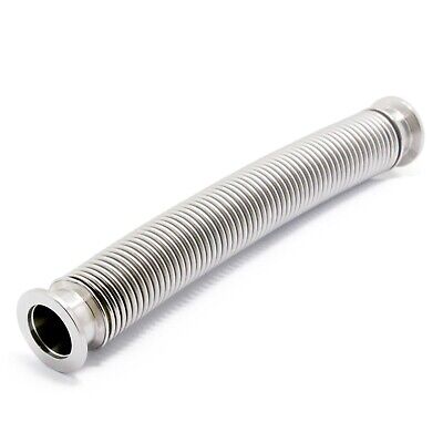 SS304 KF25Vacuum Corrugated Bellows Hose Set Length 750mm Stainless Steel 304...