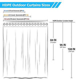 LazBlinds Outdoor Curtains for Patio, Grommet Top Waterproof Sunlight Blockin...