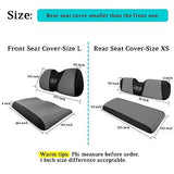 10L0L Front Rear Golf Cart Seat Covers for Yamaha G29 Drive, Club Car Precede...