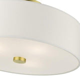 Livex Lighting 51054-12 Meridian Collection 3-Light Semi Flush Mount Ceiling ...