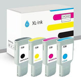 XL-Ink Compatible InkJets for HP 728 Set 4-Pcs (300ml: Matte Black, Cyan, Mag...