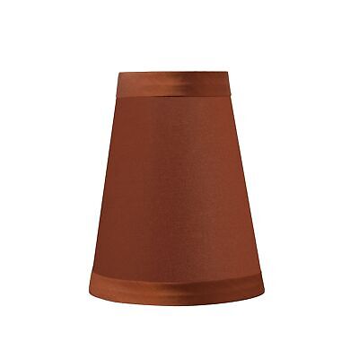 Aspen Creative 32659-6B, Empire Clip-On Chandelier Lamp Shade, Redwood, 2 1/2...