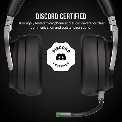 Corsair Virtuoso RGB Wireless Gaming Headset with 7.1 Surround Sound, Broadca...