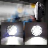 Upgraded 36W 5.75 Inch Led light Round, High/Low Beam, H5006 White Led Light ...