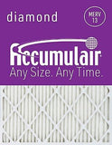 Accumulair Diamond 20x30x1 (19.5x29.5) MERV 13 Air Filter/Furnace Filters (6 ...