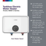 Bosch Thermotechnology Tronic 4000 Electric Tankless Water Heater, 10.5 kW, 1...