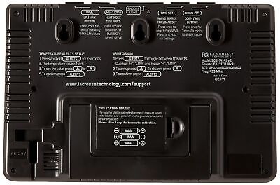 La Crosse Technology Advanced Weather Station with Full-Color LCD & Atomic Ti...