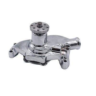 1 SET SHLPDFM Chrome High Volume Aluminum Short Water Pump Fits for Small Blo...