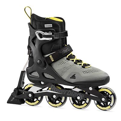 Rollerblade Macroblade 80 ABT Men's Adult Fitness Inline Skate, Silver/Neon Y...