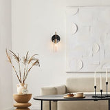 ZEVNI Wall Sconce Wall Lighting, 1-Light Black Gold Wall Sconce, Modern Gold ...