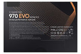 SAMSUNG (MZ-V7E500BW) 970 EVO SSD 500GB - M.2 NVMe Interface Internal Solid S...