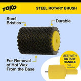 TOKO Ski and Snowboard Waxing Rotary Brush 10mm Steel