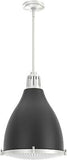 Hunter - Bluff View 3-light Matte Black, Medium Size Pendant Flat Black