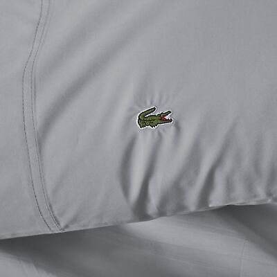 Lacoste 4-Piece Cooling Sheet Set, Light Grey, Cal King California King